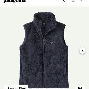 Patagonia Charcoal Fleece Vest